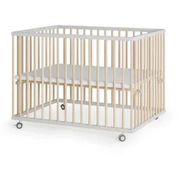 Sämann Babybett Sämann Laufgitter mit und ohne Matratze beige
