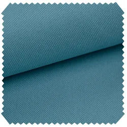 novely® Stoff HANAU UNI - Polsterstoff in Baumwoll-Optik, Robust, Pflegeleicht, Waschbar, Meterware, 1lfm blau
