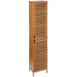 FIVE - Bambus-Badezimmerschrank mit 2 Türen, 32,5 x 24 x 170 cm