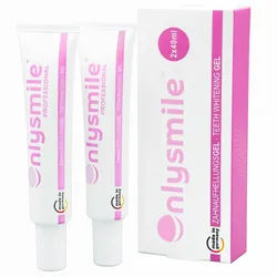 OnlySmile® Zahnaufhellung Bleaching Gel Zahngel 2x40 ml