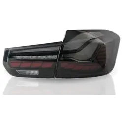 Rückleuchten, OLED/LED, mit sequentiellen dynamischen LED-Blinkern passend für BMW F30 Limousine, 2011-2019