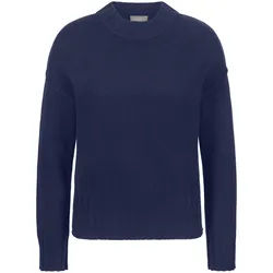 Le pull encolure ronde include bleu