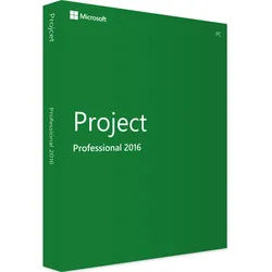 Microsoft Project 2016 Professional | Windows | ESD + Key | Zertifiziert | EN / DE