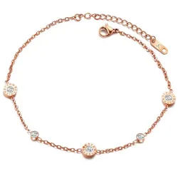 Kim Johanson Armband Timeless (1-tlg), mit Zirkonia, aus Edelstahl
