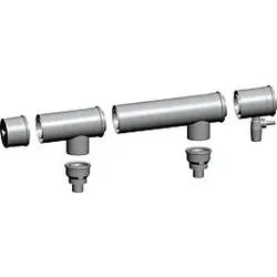 Wolf Grundbausatz 2651826 DN 110/160, raumluftunabhängig, für Kaskade, weiß