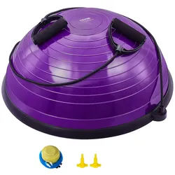 VEVOR Gymnastikball Fitnessball Sportball Yogaball 66cm Halb Lila Balance