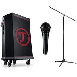 ROCKSTER + Shure PGA58 + K&M Mikrofonstativ 27915