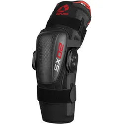 EVS Axis SX02 Knieorthese, schwarz-rot, Größe S für Männer