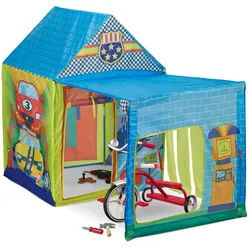 Relaxdays Spielzelt , Multicolor , Textil, Kunststoff , 146x109x75 cm , Outdoor Spielzeug, Spielhäuser