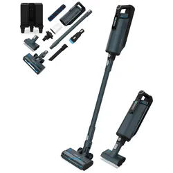 hoogo Akku-Hand-und Stielstaubsauger BS501 XL, 400,00 W, mit 1 Liter Staubbeutel, mit HEPA Filter, für Allergiker, Tierhaare, Qualität aus Deutschland