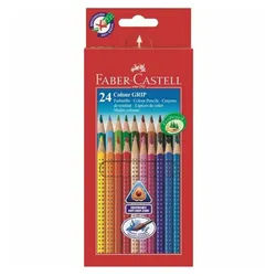 Faber-Castell Buntstift 24 ColourGrip Wasservermalbare Buntstifte