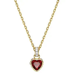 Swarovski Kette mit Anhänger Chroma Herz, mit Swarovski® Kristall rot