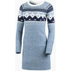Strickkleid im Norwegerstil