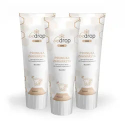 bedrop Zahnpasta Pronuka mit Propolis & Manuka-Öl, fluoridfrei & ohne Titandioxid, (Zahnpasta ohne Fluorid I Fluoridfrei I Zahnpasta weiße Zähne I Zahncreme) sanfte Zahnpflege und frischen Atem – ganz ohne Fluorid