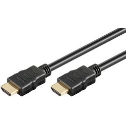 Goobay High Speed HDMI Kabel mit Ethernet, 3m, schwarz