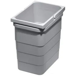 SO-TECH® Mülltrennsystem Ninka eins2vier Abfallsammler, 5,5 Liter alugrau 5170.10 grau 5,5 l