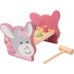 Klopfbank STERNTALER "Emmi Girl", beige (natur, rosa), Motorikspielzeug, BabyB:22cm H:13,3cm T:11cm, Holz, B:22cm H:13,3cm T:11cm
