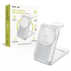 3in1 Foldable Qi2 Charger PW8 - silver