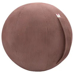 Stylife Sitzball , Altrosa , Textil , Füllung: Luftkern , Oeko-Tex® Standard 100 , Kleinmöbel