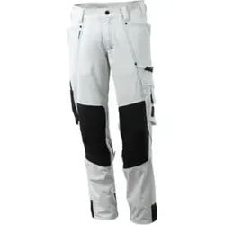 Mascot Hose mit Knietaschen, Stretchstoff Hose Größe 90C56, weiss