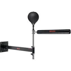 VEVOR Box-Spinning-Bar zur Wandmontage, Spinning-Bar mit Punchingball, Verstellbarer Box-Geschwindigkeitstrainer, Reflex-Boxstange mit Handschuhen, Box-Trainingsgerät für Kickboxen, MMA, Fitness