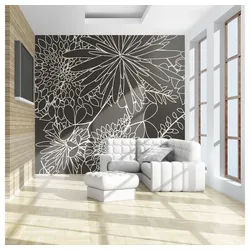 Basera® Fototapete 100405-55 grau 3,50 m x 2,70 m