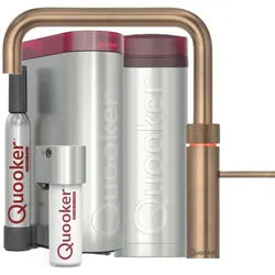 Quooker Fusion Square Set mit PRO3 Reservoir & CUBE Messing Patina **inkl. CUBE Filter Starter Paket** FNSPTB PRO3 CUBE2 *inkl. 7 JAHRE GARANTIE*