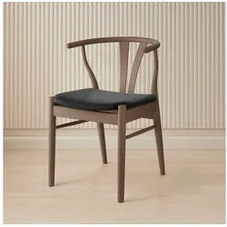Hammel Furniture Stuhl Freja, Massivholz Stuhl mit gepolstertem Sitz – komfortabel & robust, Massivholz, gepolsterte Sitzfläche, versch. Farbvarianten schwarz