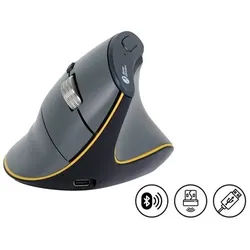 FastForward - vertical mouse - Bluetooth 5.1 RF - dark grey - Vertical mouse (Grau)