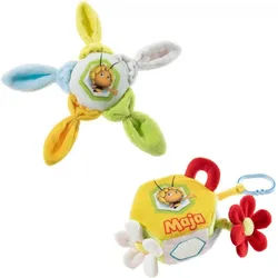 Heunec® Greifspielzeug Biene Maja Quietschie und Spiel-Wabe (Set, 2-tlg) bunt|gelb