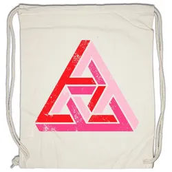 Urban Backwoods Turnbeutel Penrose Logo Sign I Turnbeutel Big Geek Triangle Bang Freak TBBT (1-tlg), Theory Parkett Treppe Nerd beige