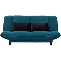Mid.you Schlafsofa , Petrol , Textil , Füllung: Schaumstoffflocken , 200x88x90 cm , Made in Eu , Schlafen auf Sitzhöhe, Rücken echt , Babymöbel & Kindermöbel, Kinderzimmer & Jugendzimmer, Schlafsofas