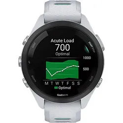 GARMIN Forerunner 265S Smartwatch Faserverstärktes Polymer Silikon, 18 mm, Steinweiss