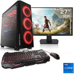 CSL Gaming-PC-Komplettsystem "HydroX V27116", Energieeffizienz: E (A-G), schwarz, Microsoft Windows 11 Home (64 Bit), 16 GB RAM 1.000 GB SSD, Computer_Komplettsysteme