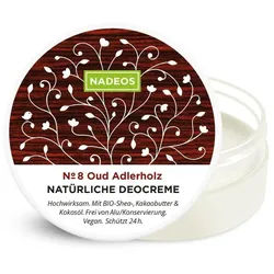 Nadeos Natürliche Deocreme Oud Adlerholz 40 g