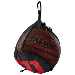 Wilson Balltasche Balltasche Basketball, Mit Karabiner zur Befestigung der Tasche