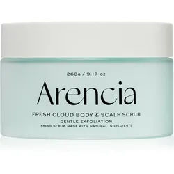 Arencia Fresh Cloud French Mint & Lily sanftes Peeling Für Körper und Haar 260 g