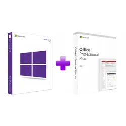 Microsoft Windows 10 Professional + Office 2019 Professional Plus (Bundle)