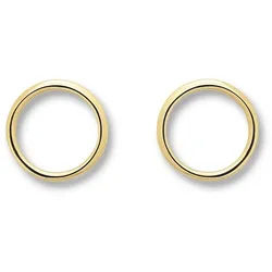 ONE ELEMENT Paar Ohrhänger Kreis Ohrringe Ohrstecker aus 333 Gelbgold, Fein gefertigt – ein Zeichen mit besonderer Bedeutung goldfarben