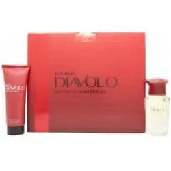 antonio banderas Eau de Toilette Diavolo For Men Gift Set 50ml EDT + 75ml Aftershave Balm
