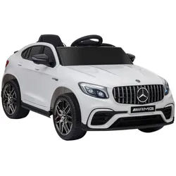 Homcom Kinderfahrzeug Fernbedienung Elektroauto Mercedes-Benz MP3 37-60 Monate 2 Farben , Weiß , Kunststoff , 70x55x115 cm , Freizeit & Co, Gartenspielzeug, Kinder-Elektrofahrzeuge
