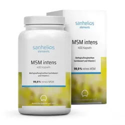 SANHELIOS MSM Kapseln intens 1600 mg 400 St