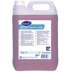 Soft Care Silk H200 Shampoo, 3 in 1, Seife, Shampoo und Bodywash in einem Produkt, 1 Karton = 10 Liter (2 x 5 Liter)