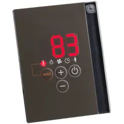 Sentiotec Saunasteuerung Pro D2 | inkl. Fühler | schwarz