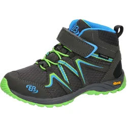Wanderschuh BRÜTTING "Outdoorstiefel Rockwall", Kinder, Gr. 33, grau, Synthetik, Schuhe Wanderschuh