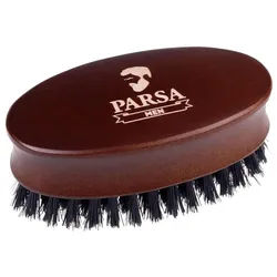PARSA Beauty Haarbürste PARSA Beauty MEN Bartbürste Herren Bartpflege Bürste Bart Styling braun
