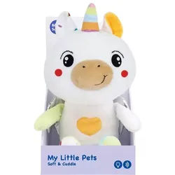 Einschlaf-Einhorn aus Plüsch mit Licht- und Soundeffekten - 30 cm