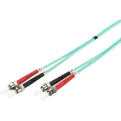 DIGITUS LWL Patchkabel, Duplex, ST zu ST MM OM3 50/125 Á, 3 m