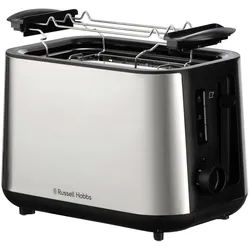 RUSSELL HOBBS Toaster Heaton 27390-56 Edelstahl, 2 Schlitze, für 2 Scheiben silberfarben