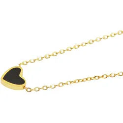 Adelia ́s Kette ohne Anhänger Damen Halskette mit Anhänger – aus Edelstahl, Ideal zum Verschenken – schlicht und stilvoll goldfarben